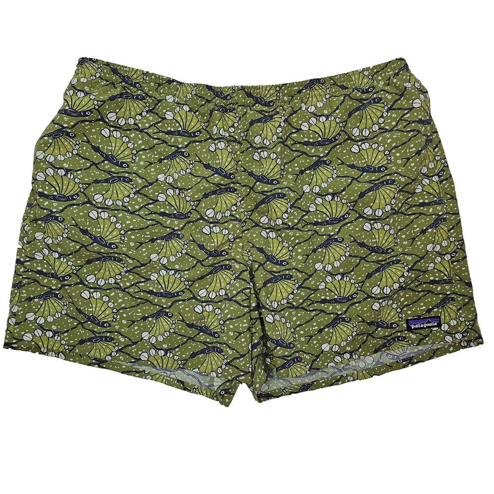 Patagonia Mens Baggies Shorts XXL Lined Quick Dry Lightweight Pockets Hexy Fish
